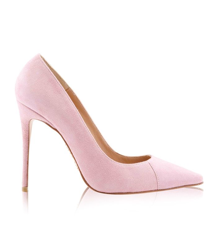 Sapato Salto Alto House Of Cb Pink Camurça Pointy Biqueira Rosa | NQE-689540